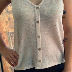 Light Blush Textured Tank Top